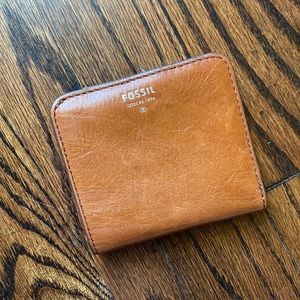 Fossil Leather Mini Wallet